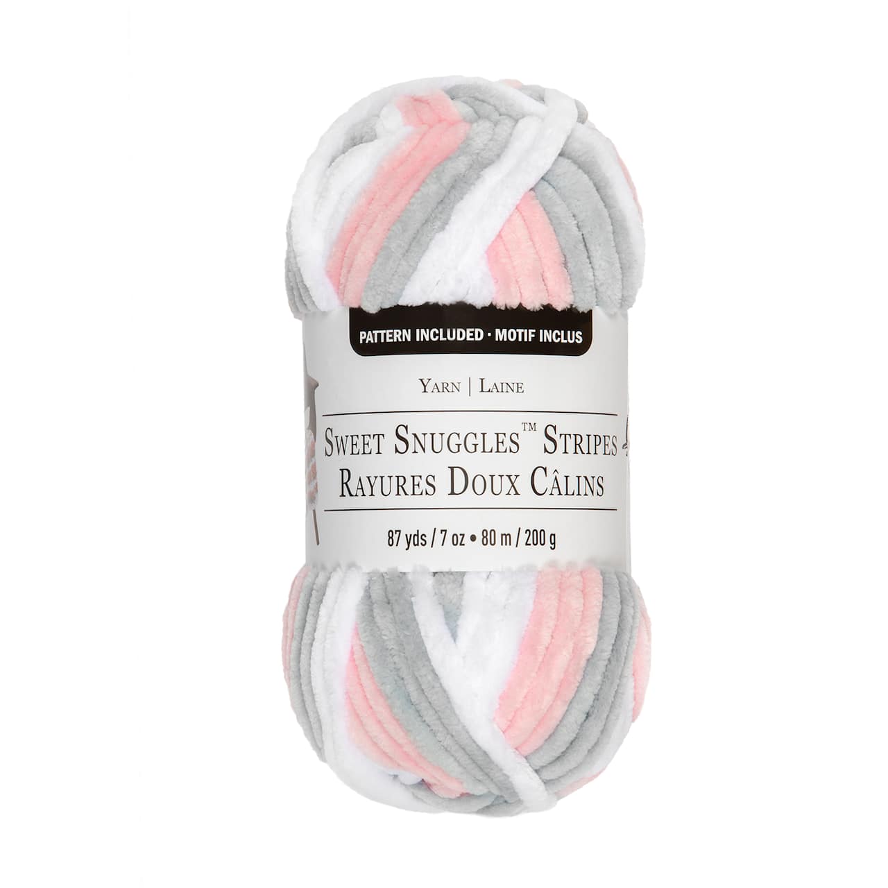 Sweet Snuggles&#x2122; Stripes Yarn by Loops &#x26; Threads&#xAE;